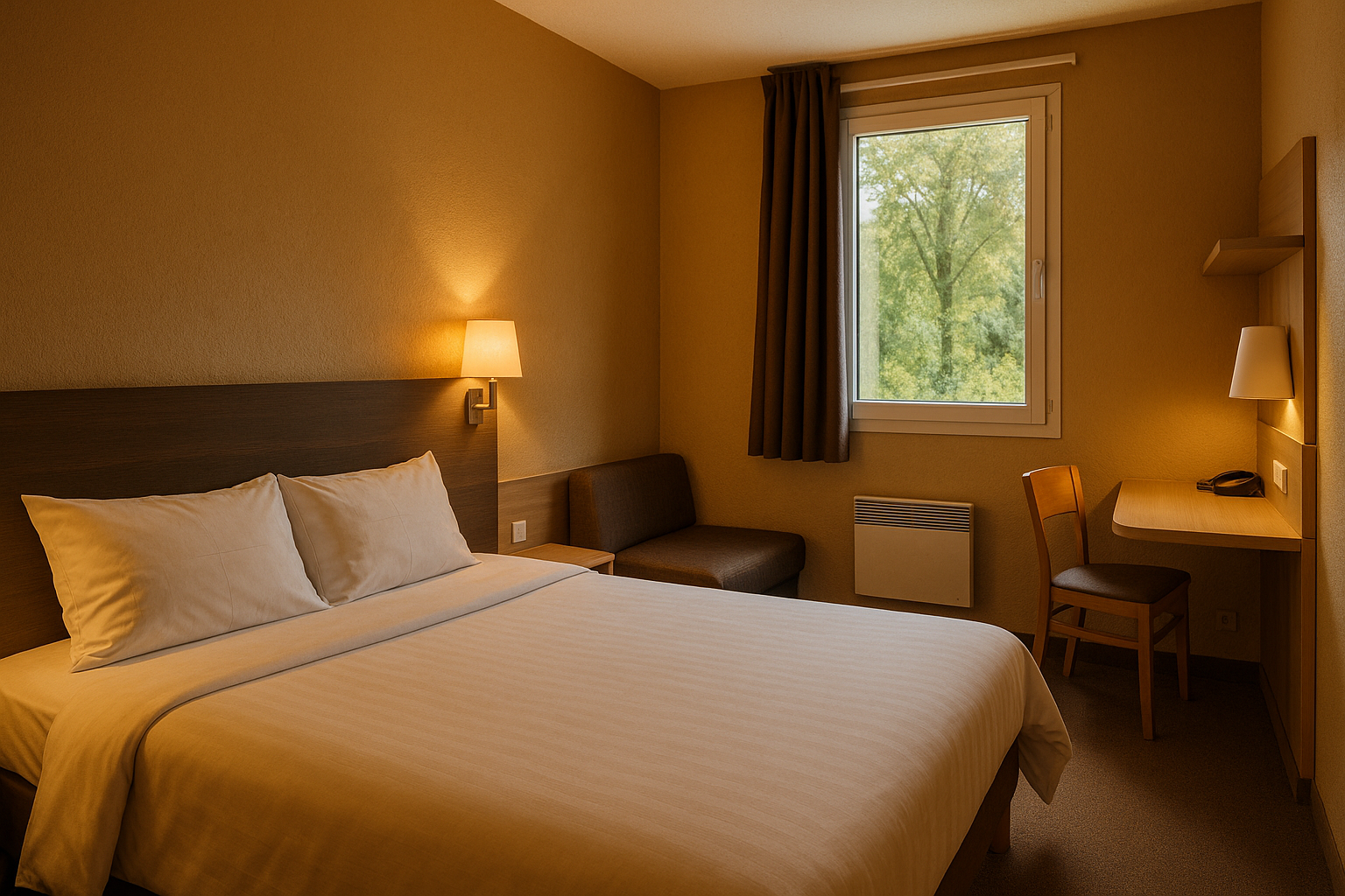 hotel marsac sur l'isle - illustration